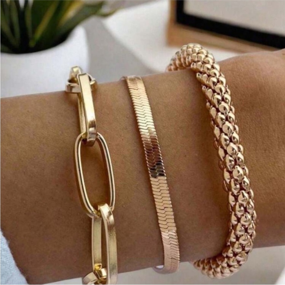 Gold bracelets